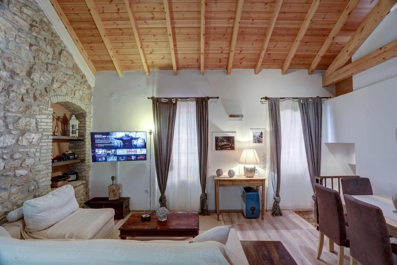 Luminous 2Bd Stone Apt In The Alleys Of Corfu Town Ngoại thất bức ảnh